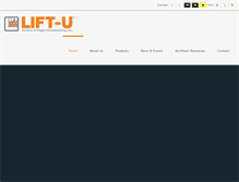 Tablet Screenshot of lift-u.com